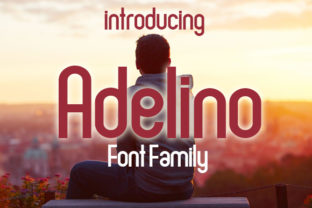 Adelino: A Clean Display Font for Handmade Creations