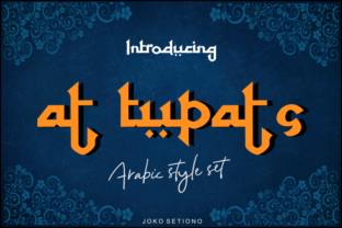 At Tupats: A Beautiful Arabic Style Font for Creative Projects