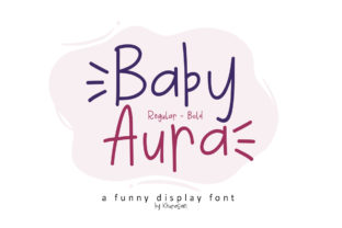 Baby Aura: A Playful Display Font for Editorial Design