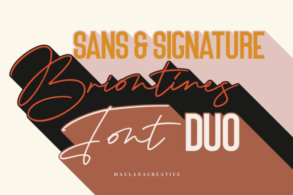 Briontines: A Display Font for Modern Web Design