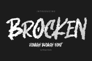 Brocken Font for Handmade Creations