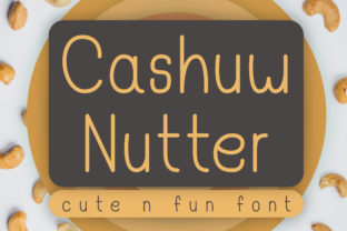 Cashuw Nutter Font for Business Branding