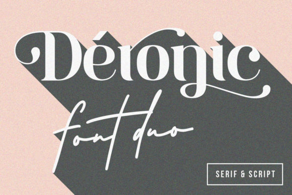 Deronic: A Display Font for Bold Brand Statements