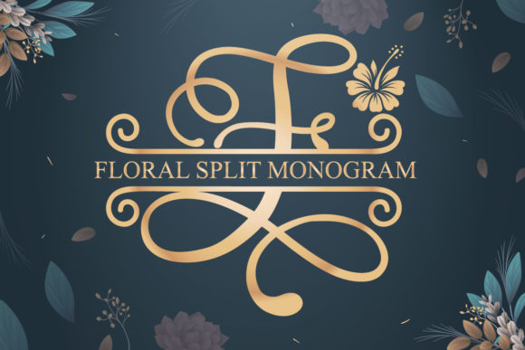 Floral Split: A Display Font for Professional Branding
