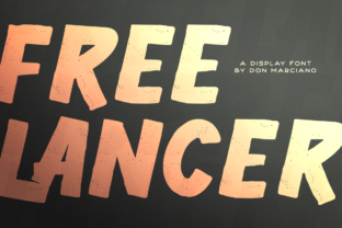 Freelancer Font for Bold Campaign Creatives