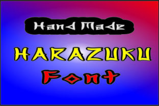 Harazuku: A Playful Display Font for Digital Creativity