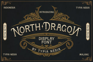 North Dragon: A Playful Vintage Font for Web Design