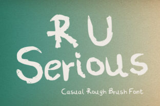R U Serious Font for Bold Branding