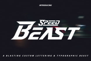 Speed Beast: A Dynamic Display Font for High-Impact Campaigns