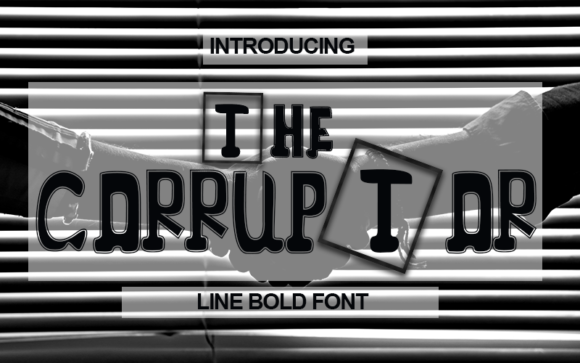 The Corruptor: A Playful Display Font for Digital Creativity